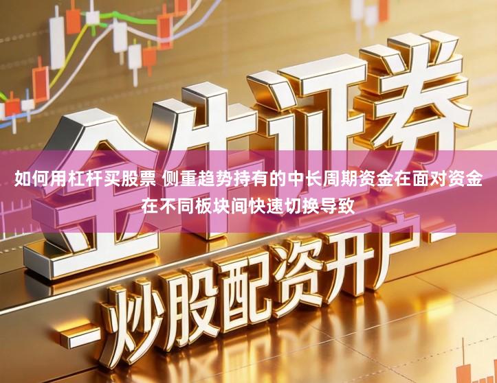 如何用杠杆买股票 侧重趋势持有的中长周期资金在面对资金在不同板块间快速切换导致