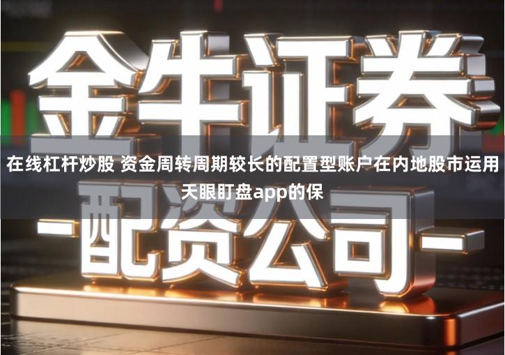 在线杠杆炒股 资金周转周期较长的配置型账户在内地股市运用天眼盯盘app的保