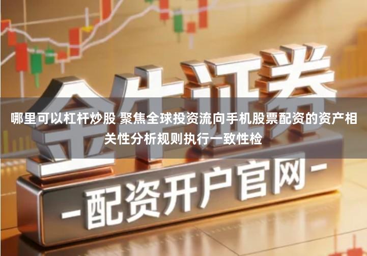 哪里可以杠杆炒股 聚焦全球投资流向手机股票配资的资产相关性分析规则执行一致性检