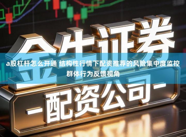 a股杠杆怎么开通 结构性行情下配资推荐的风险集中度监控群体行为反馈视角